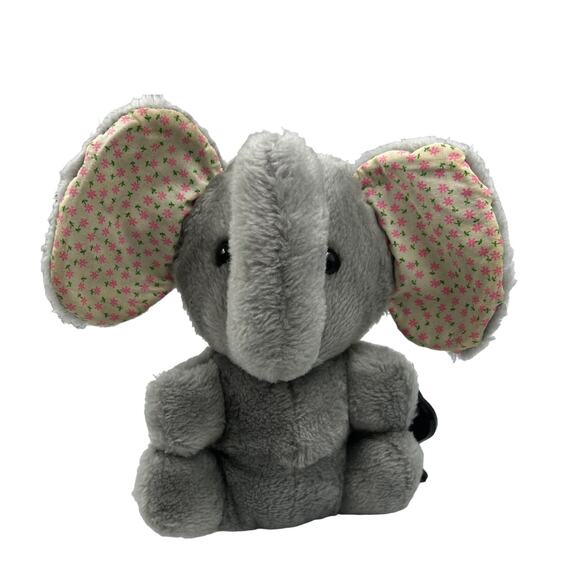 Vintage Dakin Nature Babies Plush Gray Elephant Small 8 Inch 1971 Stuffed Toy - Picture 1 of 11